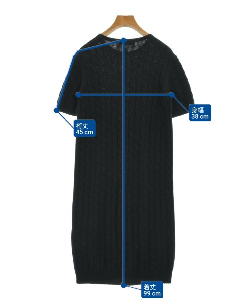 Max Mara STUDIO（マックスマーラ　ストゥーディオ）ワンピース 黒 サイズ:M レディース/2200688956028