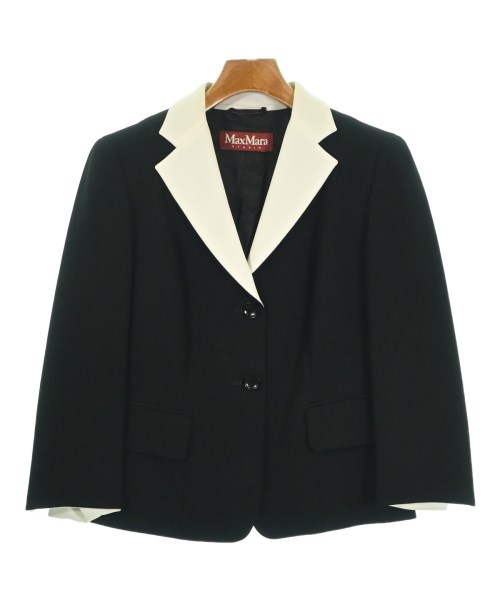 Max Mara STUDIO(マックスマーラ　ストゥーディオ)テーラードジャケット 黒 サイズ:44(L位)/2200693669036