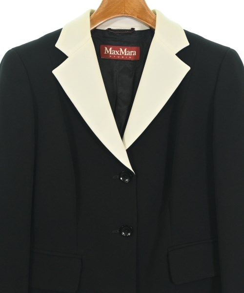 Max Mara STUDIO（マックスマーラ　ストゥーディオ）テーラードジャケット 黒 サイズ:44(L位) レディース/2200693669036