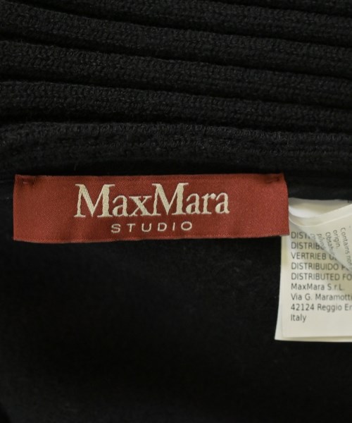Max Mara STUDIO（マックスマーラ　ストゥーディオ）ピーコート 黒 サイズ:38(S位) レディース/2200648618089