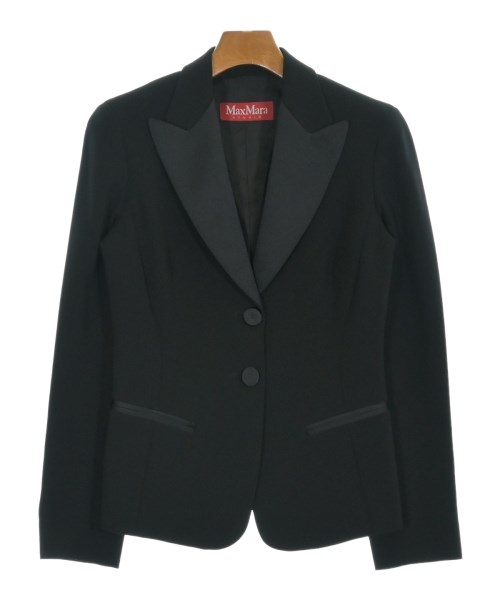 Max Mara STUDIO（マックスマーラ　ストゥーディオ）テーラードジャケット 黒 サイズ:40(M位) レディース/2200708923061