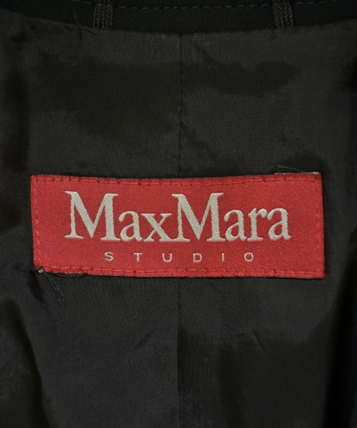 Max Mara STUDIO（マックスマーラ　ストゥーディオ）テーラードジャケット 黒 サイズ:40(M位) レディース/2200708923061