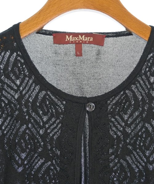 Max Mara STUDIO（マックスマーラ　ストゥーディオ）カーディガン 黒 サイズ:L レディース/2200714199047