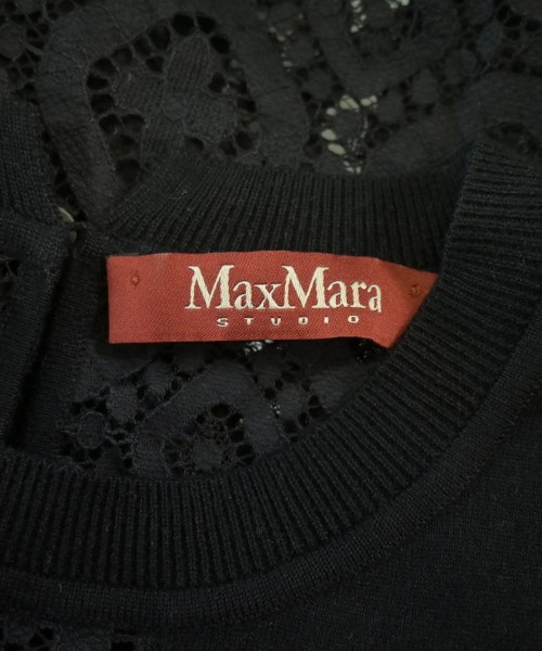 Max Mara STUDIO（マックスマーラ　ストゥーディオ）ベスト/ノースリーブ 黒 サイズ:L レディース/2200648663010