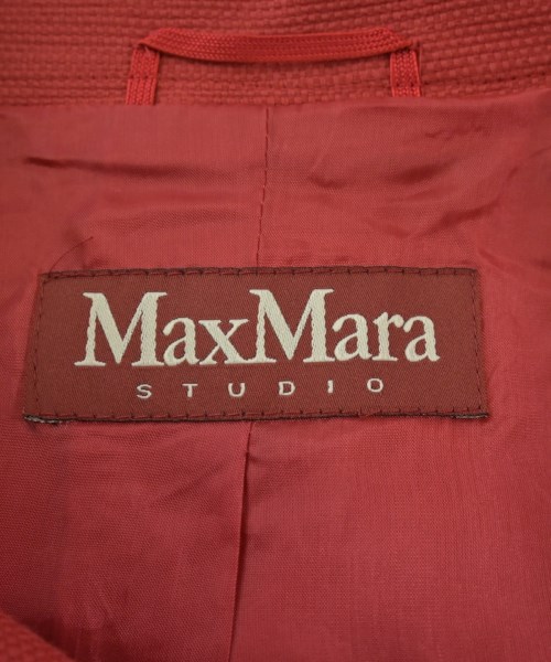 Max Mara STUDIO（マックスマーラ　ストゥーディオ）カジュアルジャケット 赤 サイズ:40(M位) レディース/2200650947061