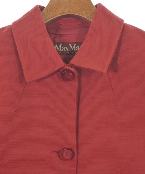 Max Mara STUDIO（マックスマーラ　ストゥーディオ）カジュアルジャケット 赤 サイズ:40(M位) レディース/2200650947061