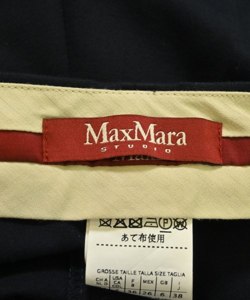 Max Mara STUDIO（マックスマーラ　ストゥーディオ）スラックス 紺 サイズ:38(S位) レディース/2200692477427