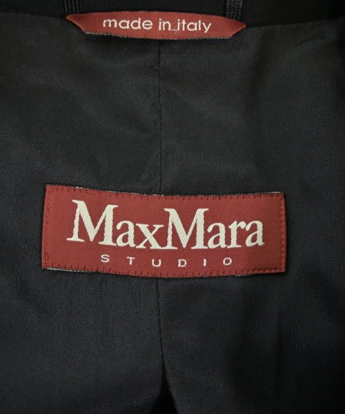 Max Mara STUDIO（マックスマーラ　ストゥーディオ）ジャケット 黒 サイズ:38(S位) レディース/2200707863016
