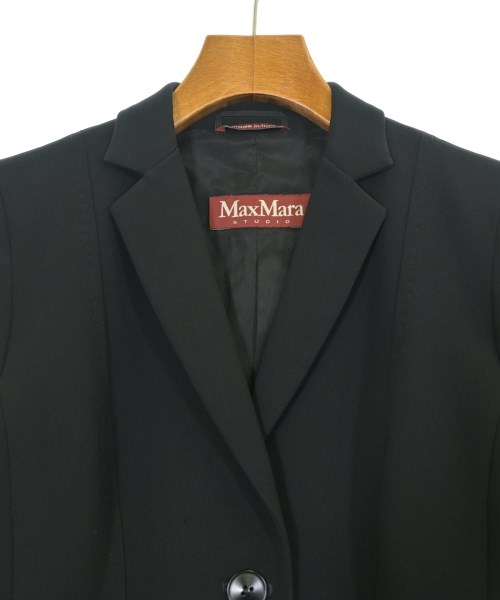 Max Mara STUDIO（マックスマーラ　ストゥーディオ）ジャケット 黒 サイズ:38(S位) レディース/2200707863016