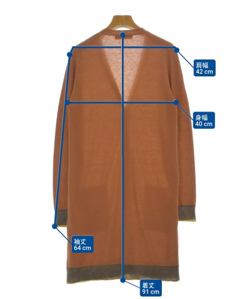 Max Mara STUDIO（マックスマーラ　ストゥーディオ）カーディガン オレンジ サイズ:M レディース/2200658517129
