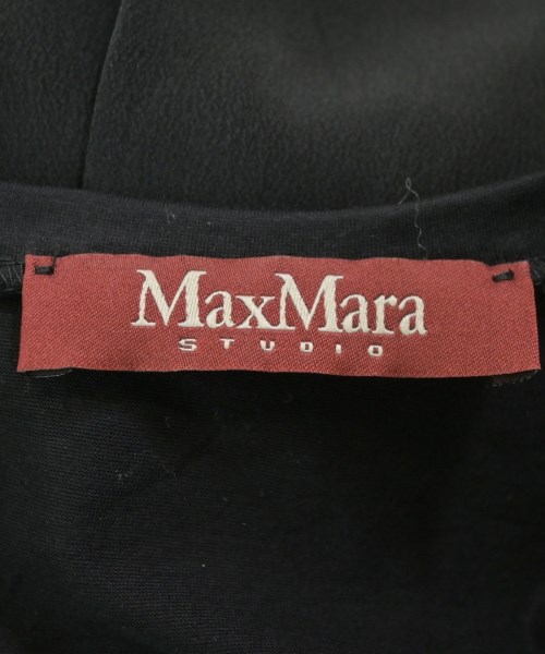 Max Mara STUDIO（マックスマーラ　ストゥーディオ）Tシャツ・カットソー 黒 サイズ:S レディース/2200658517419
