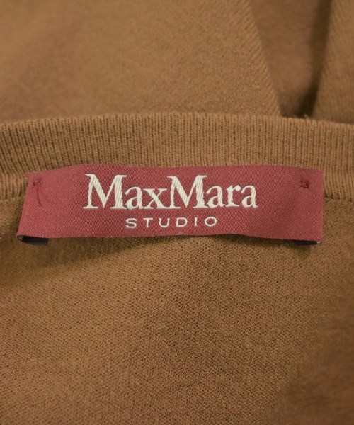 Max Mara STUDIO（マックスマーラ　ストゥーディオ）カーディガン 茶 サイズ:L レディース/2200658747045