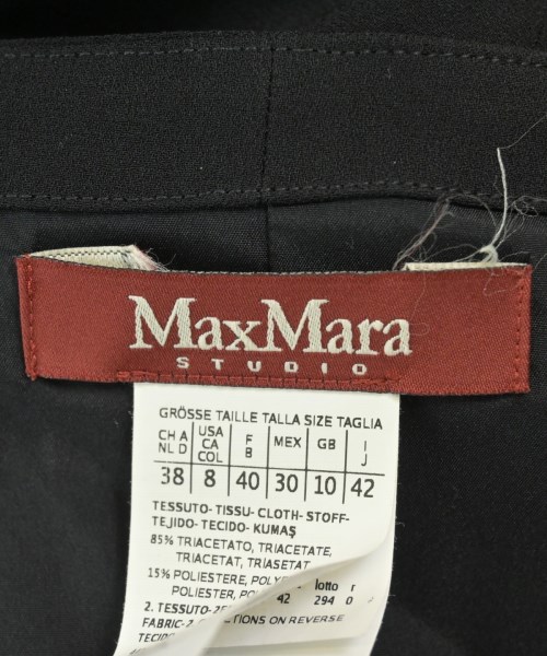 Max Mara STUDIO（マックスマーラ　ストゥーディオ）ワンピース 黒 サイズ:42(M位) レディース/2200663367023