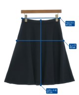 Max Mara STUDIO（マックスマーラ　ストゥーディオ）ひざ丈スカート 紺 サイズ:36(XS位) レディース/2200668528108
