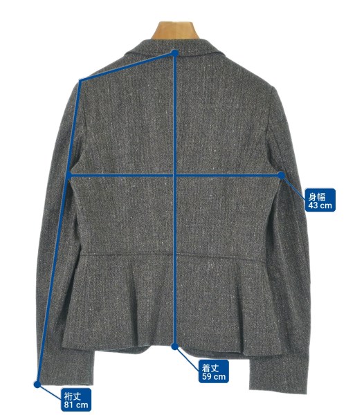 Max Mara STUDIO（マックスマーラ　ストゥーディオ）ジャケット グレー サイズ:40(M位) レディース/2200734453105