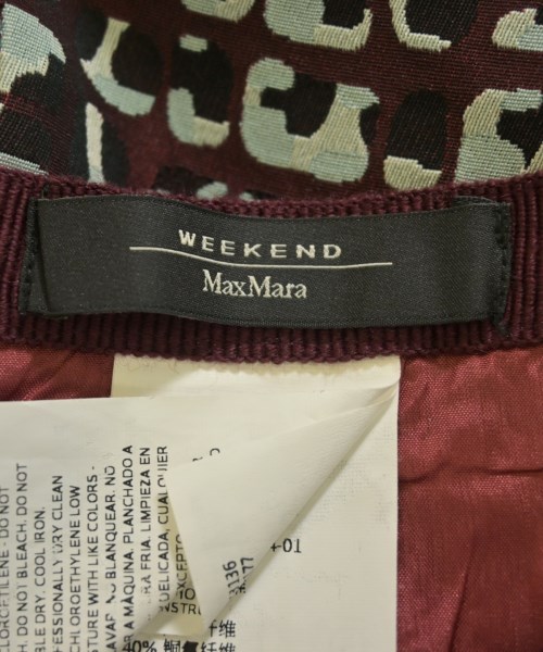 Max Mara STUDIO（マックスマーラ　ストゥーディオ）ひざ丈スカート 赤 サイズ:44(L位) レディース/2200734982032