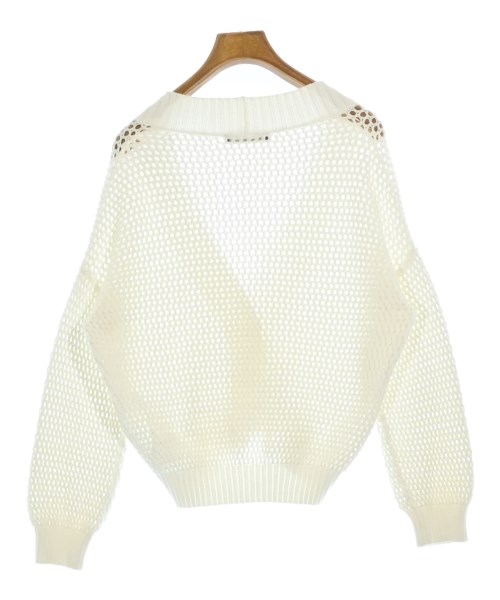 Max Mara STUDIO（マックスマーラ　ストゥーディオ）カーディガン 白 サイズ:S レディース/2200720287103