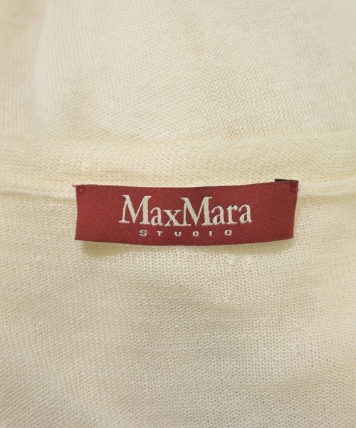 Max Mara STUDIO（マックスマーラ　ストゥーディオ）カーディガン 白 サイズ:S レディース/2200721993089