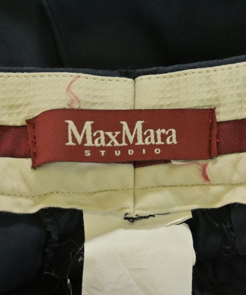 Max Mara STUDIO（マックスマーラ　ストゥーディオ）クロップドパンツ 紺 サイズ:46(XL位) レディース/2200711730090