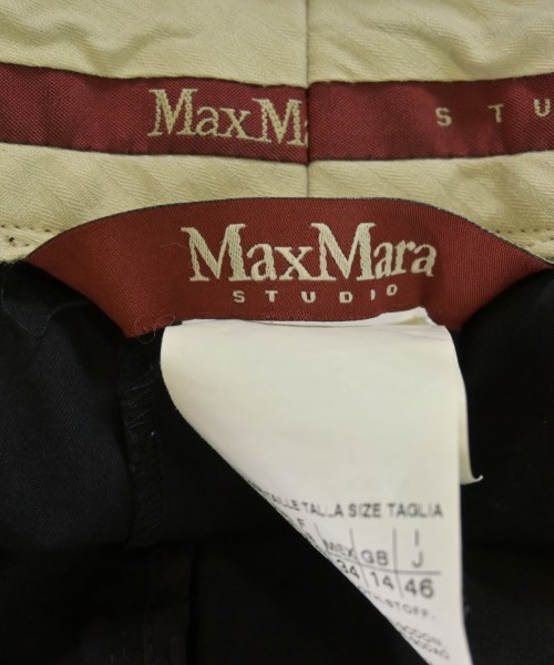 Max Mara STUDIO（マックスマーラ　ストゥーディオ）クロップドパンツ 黒 サイズ:46(XL位) レディース/2200711730106