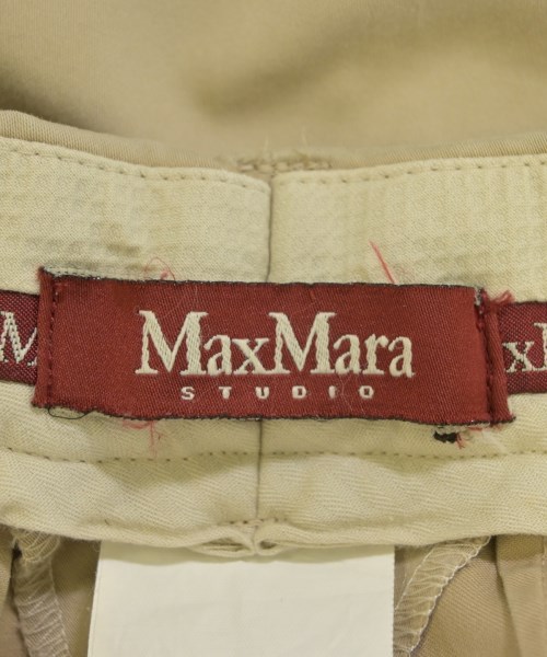 Max Mara STUDIO（マックスマーラ　ストゥーディオ）クロップドパンツ ベージュ サイズ:46(XL位) レディース/2200711730151
