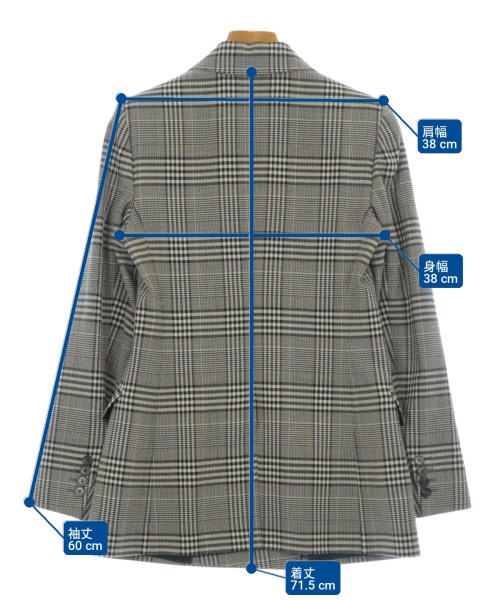 Max Mara STUDIO（マックスマーラ　ストゥーディオ）テーラードジャケット 黒 サイズ:36(XS位) レディース/2200723261018