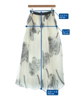 Max Mara STUDIO（マックスマーラ　ストゥーディオ）ロング・マキシ丈スカート 白 サイズ:36(XS位) レディース/2200720315479