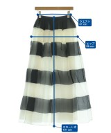 Max Mara STUDIO（マックスマーラ　ストゥーディオ）ロング・マキシ丈スカート 白 サイズ:36(XS位) レディース/2200720315486