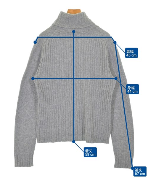 Max Mara STUDIO（マックスマーラ　ストゥーディオ）ニット・セーター グレー サイズ:M レディース/2200728363069
