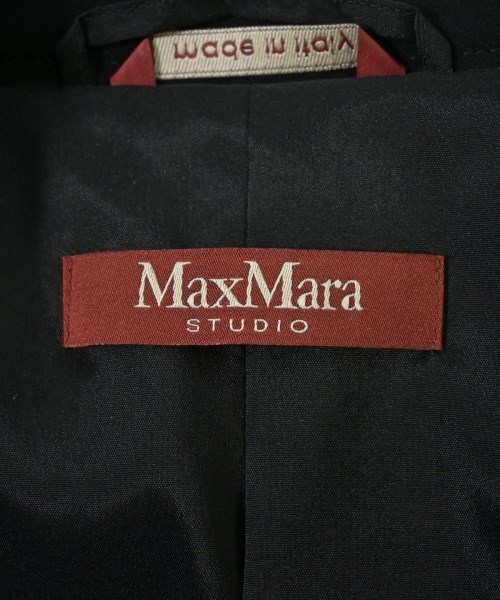 Max Mara STUDIO（マックスマーラ　ストゥーディオ）テーラードジャケット 黒 サイズ:34(XXS位) レディース/2200678837153