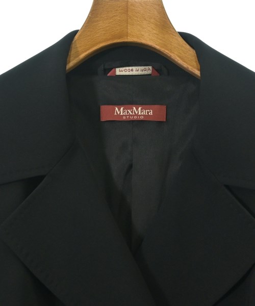 Max Mara STUDIO（マックスマーラ　ストゥーディオ）テーラードジャケット 黒 サイズ:34(XXS位) レディース/2200678837153