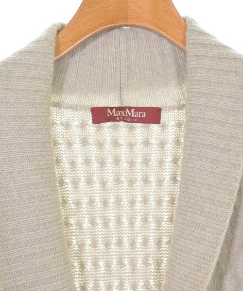 Max Mara STUDIO（マックスマーラ　ストゥーディオ）カーディガン ベージュ サイズ:S レディース/2200678837269
