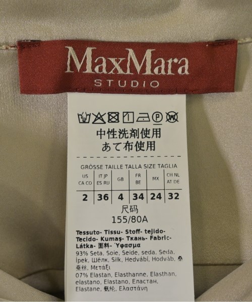 Max Mara STUDIO（マックスマーラ　ストゥーディオ）ブラウス ベージュ サイズ:36(XS位) レディース/2200678837306