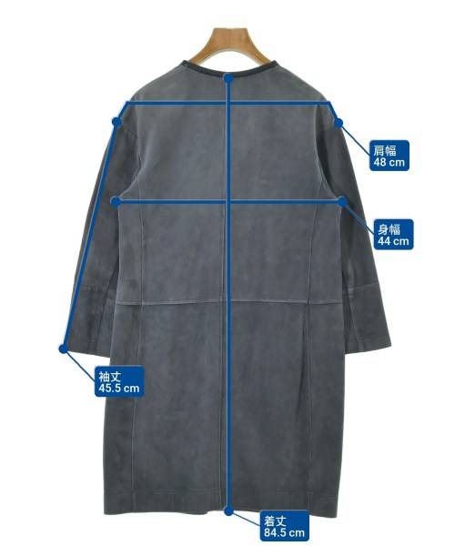 Max Mara STUDIO（マックスマーラ　ストゥーディオ）ムートンコート グレー サイズ:36(XS位) レディース/2200688511012
