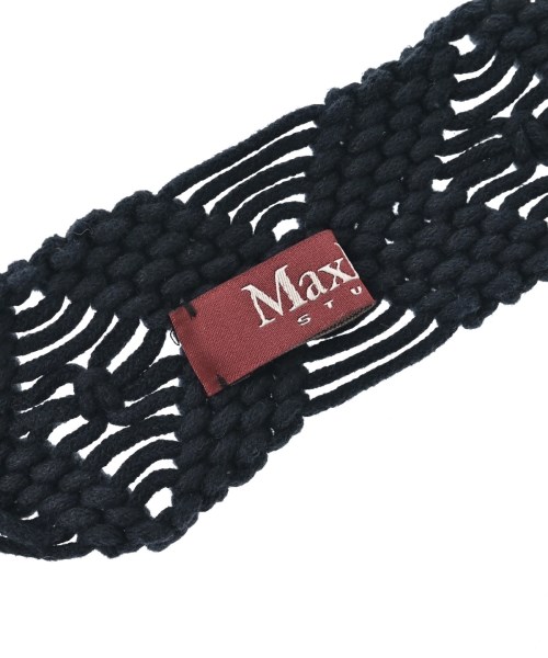 Max Mara STUDIO（マックスマーラ　ストゥーディオ）ベルト 黒 サイズ:- レディース/2200684418384