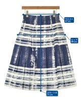 Max Mara STUDIO（マックスマーラ　ストゥーディオ）ひざ丈スカート 紺 サイズ:38(S位) レディース/2200692136133