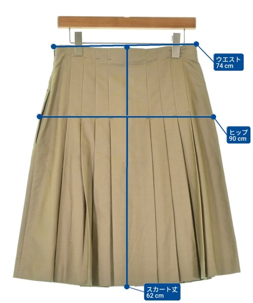 Max Mara STUDIO（マックスマーラ　ストゥーディオ）ひざ丈スカート ベージュ サイズ:42(M位) レディース/2200687073092
