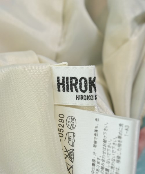 HIROKO BIS（ヒロコビズ）ワンピース 白 サイズ:11(L位) レディース/2200634865091