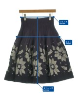 HIROKO BIS（ヒロコビズ）ひざ丈スカート 紫 サイズ:9(M位) レディース/2200636323018