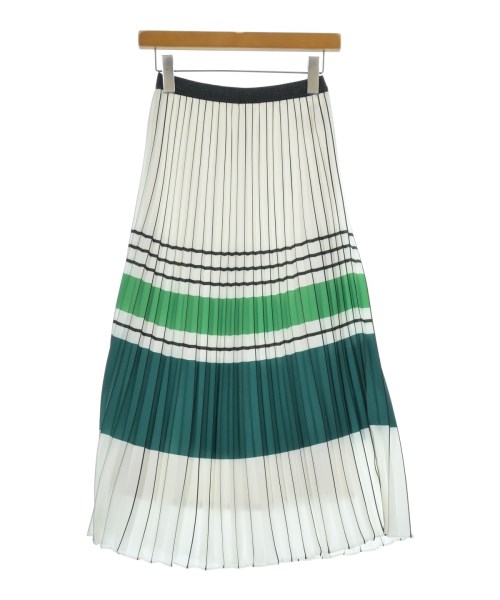 HIROKO BIS(ヒロコビズ)ロング・マキシ丈スカート 白 サイズ:9(M位)/2200638910056