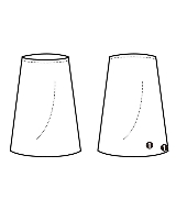 HIROKO BIS（ヒロコビズ）ロング・マキシ丈スカート 白 サイズ:9(M位) レディース/2200638910056