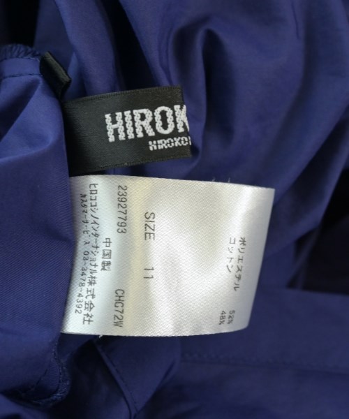 HIROKO BIS（ヒロコビズ）ワンピース 青 サイズ:11(L位) レディース/2200636098022