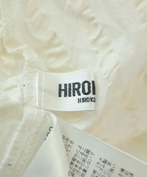 HIROKO BIS（ヒロコビズ）カジュアルシャツ 白 サイズ:9(M位) レディース/2200636098046