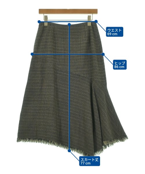 HIROKO BIS（ヒロコビズ）ロング・マキシ丈スカート 黒 サイズ:11(L位) レディース/2200629327078