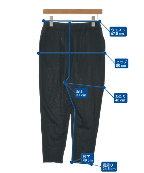 HIROKO BIS（ヒロコビズ）クロップドパンツ 黒 サイズ:9(M位) レディース/2200640368043