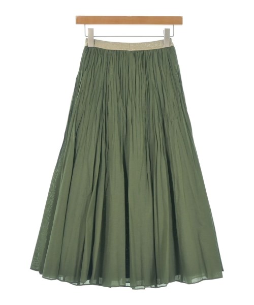 HIROKO BIS（ヒロコビズ）ロング・マキシ丈スカート 緑 サイズ:9(M位) レディース/2200640368098