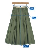 HIROKO BIS（ヒロコビズ）ロング・マキシ丈スカート 緑 サイズ:9(M位) レディース/2200640368098