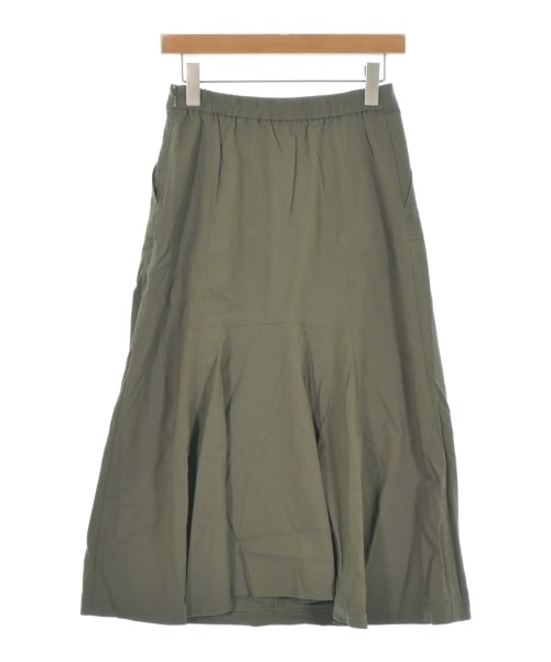HIROKO BIS（ヒロコビズ）ロング・マキシ丈スカート カーキ サイズ:9(M位) レディース/2200640368135