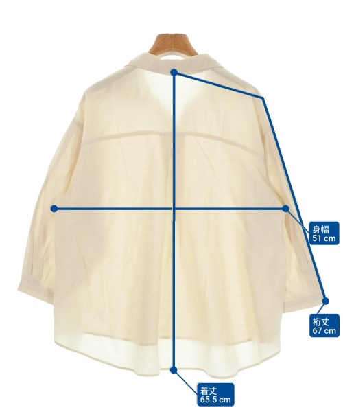 HIROKO BIS（ヒロコビズ）ブラウス 白 サイズ:9(M位) レディース/2200640368142