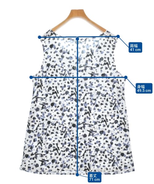 HIROKO BIS（ヒロコビズ）ノースリーブ 白 サイズ:15AB(XL位) レディース/2200614829013